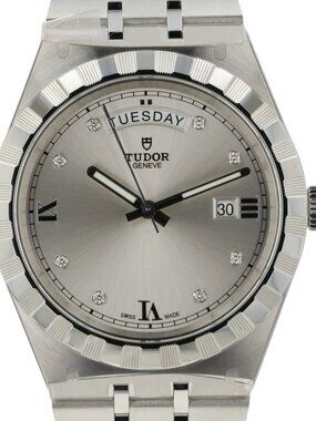 Tudor Royal Silver Dial Stainless Steel 41mm Automatic Mens Watch